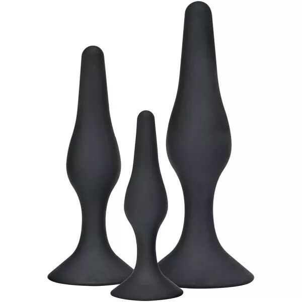 TOYJOY - Plug anal CURVY COMPANIONS 3 pi�ces Noir