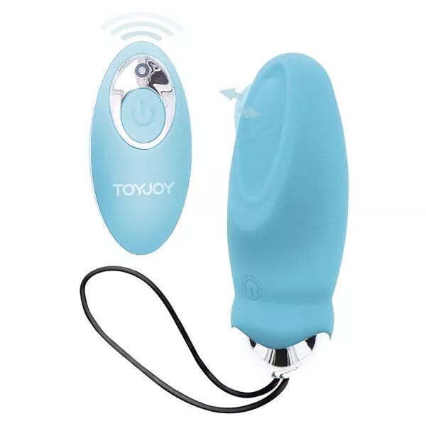 TOYJOY - HAPPINESS IM SO EGGCITED VIBRATEUR T�L�COMMANDE BLEU