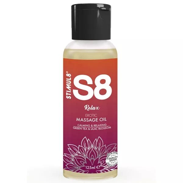 STIMUL8 - S8 RELAX HUILE DE MASSAGE AU TH� VERT 125 ML