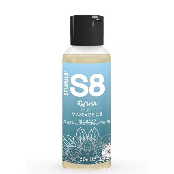 STIMUL8 - S8 REFRESH HUILE DE MASSAGE �ROTIQUE AU COTON 50 ML