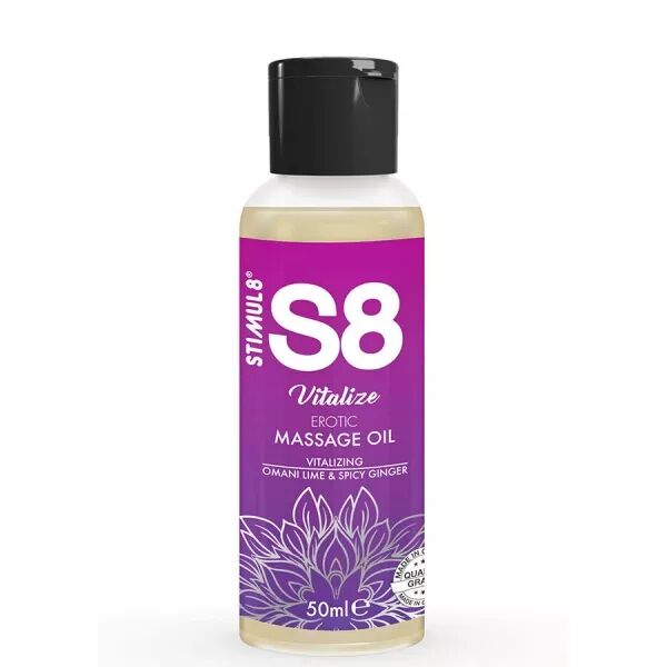STIMUL8 - S8 VITALIZE HUILE DE MASSAGE �ROTIQUE CITRON VERT 50 ML