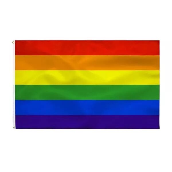 FIERT� - DRAPEAU ARC-EN-CIEL 90 X 150 CM