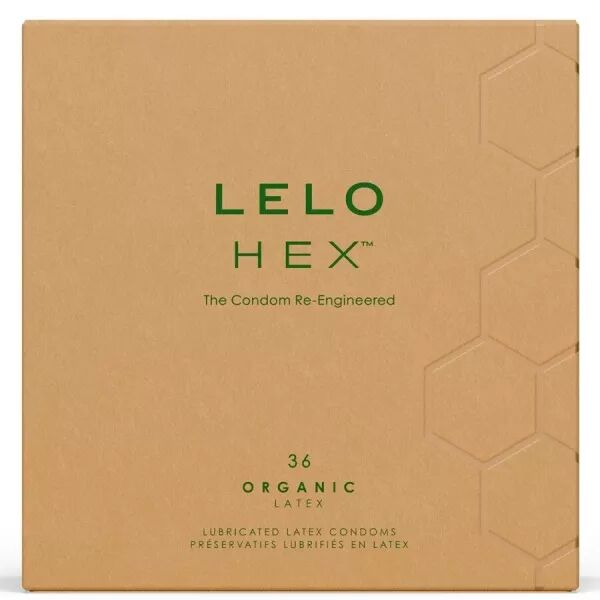LELO - HEX BO�TE DE PR�SERVATIFS BIOLOGIQUES 36 UNIT�S
