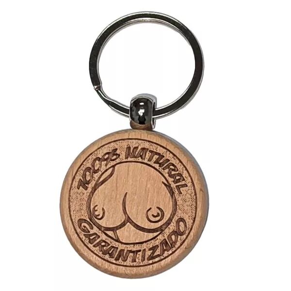 DIABLO PICANTE - PORTE-CL�S EN BOIS EN FORME DE POITRINE