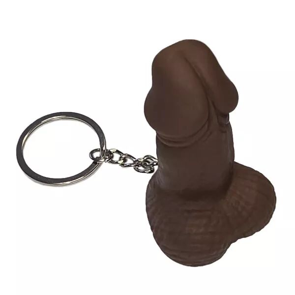 DIABLO PICANTE - PORTE-CL�S SIFFLET EN FORME DE P�NIS COULEUR MUL�TRE