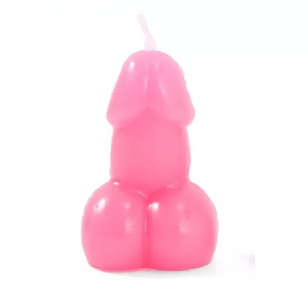 DIABLO PICANTE - BOUGIE EN FORME DE P�NIS DE COULEUR FUCHSIA