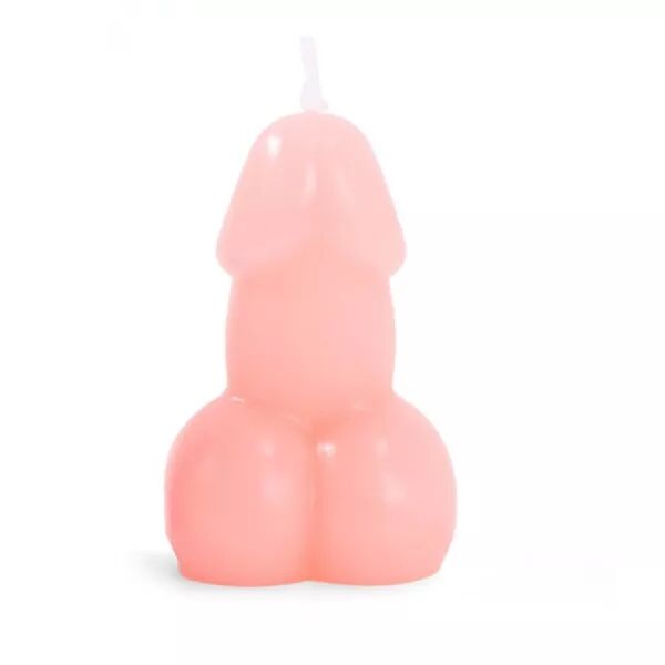 DIABLO PICANTE - BOUGIE EN FORME DE P�NIS DE COULEUR ROSE
