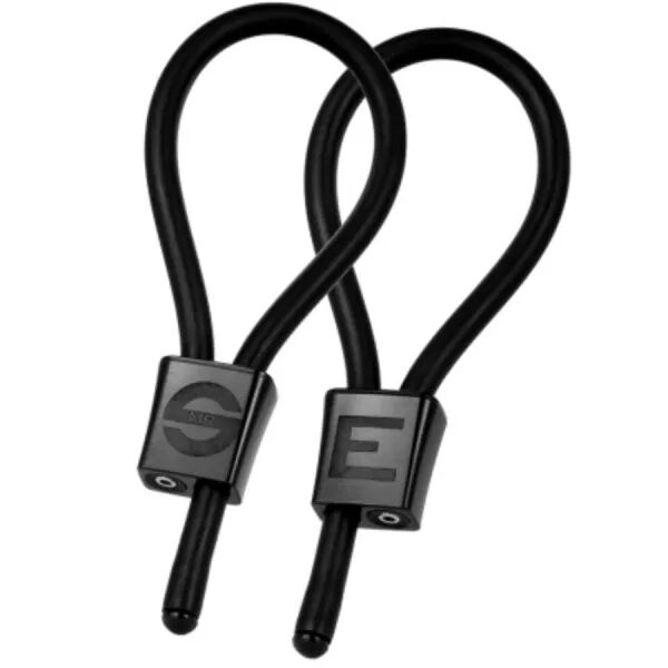ELECTRASTIM - PRESTIGE ELECTRA LOOPS ANNEAUX P�NIENS R�GLABLES NOIRS