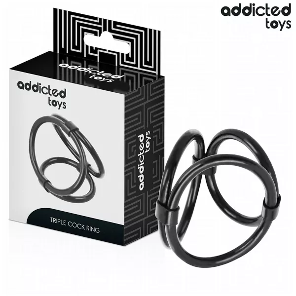 ADDICTED TOYS - ANNEAU P�NIS TRIPLE