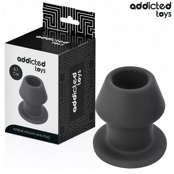 ADDICTED TOYS - PLUG ANAL CREUX EXTR�ME TAILLE M 8,7 CM
