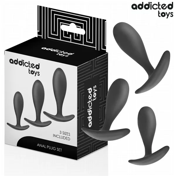 ADDICTED TOYS - LOT DE 3 PLUG ANAL MOD�LE 2