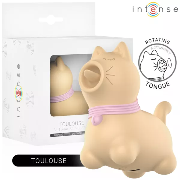 INTENSE - STIMULATEUR DE CLITORIS POUR CHIOT JAUNE