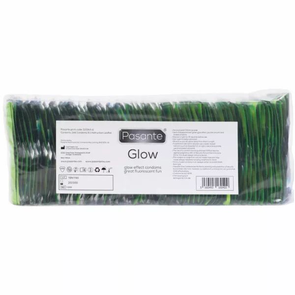 PASANTE - SAC DE PR�SERVATIFS GLOW 144 UNIT�S