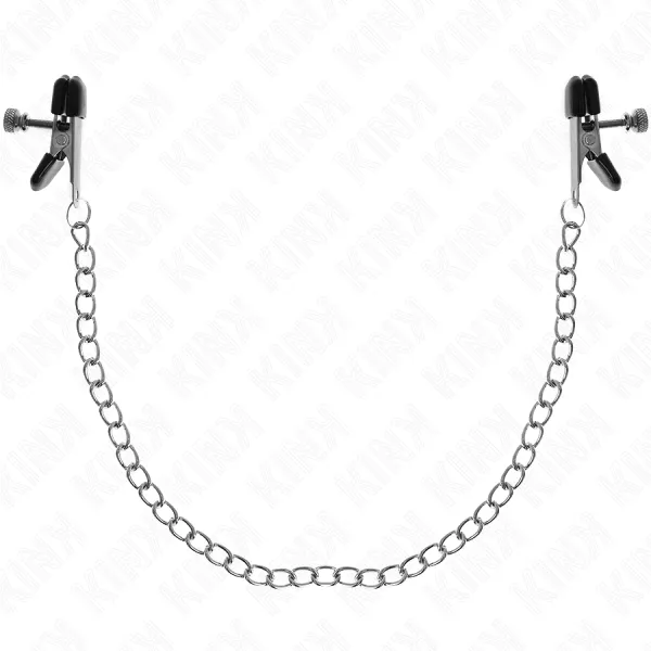 KINK - PINCES � TAMELON CHA�NE PLATE ARGENT 34 CM