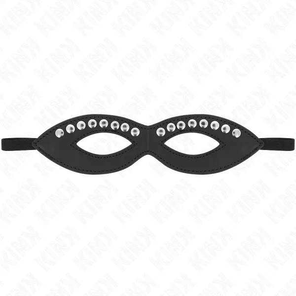 KINK - MASQUE POUR LES YEUX AVEC MINI RIVETS MOD�LE 1 20,5 x 5,5 CM