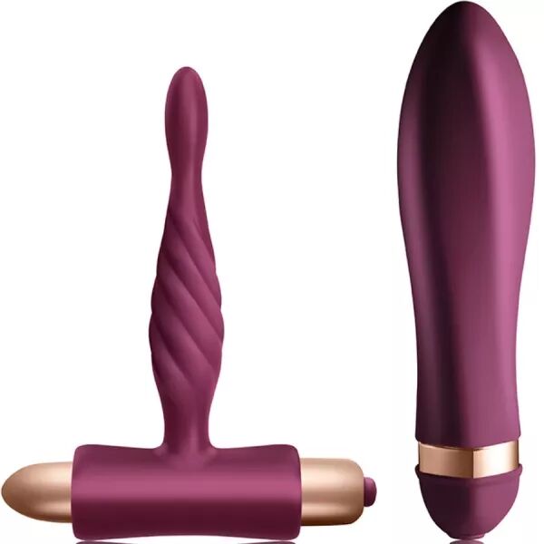 CLIMAXIMUM - DARE KIT VIBRATEUR TWISTED + PLUG ANAL D�BUTANT