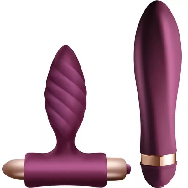 CLIMAXIMUM - KIT DESIRE VIBRATEUR TORSAD� + PLUG ANAL