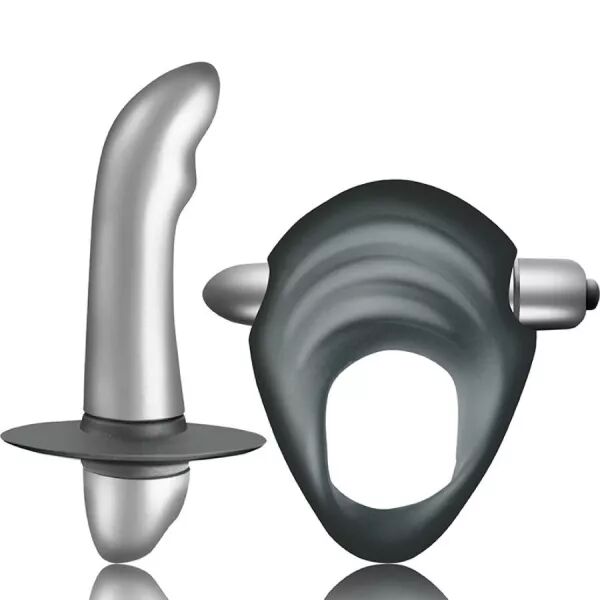 CLIMAXIMUM - KIT ENTICE ANNEAU P�NITENTIAIRE + VIBRATEUR PROSTATIQUE D�BUTANTS
