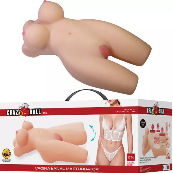 CRAZY BULL - MIA TORSE F�MININ R�ALISTE VAGIN ET ANAL 8,5 KG