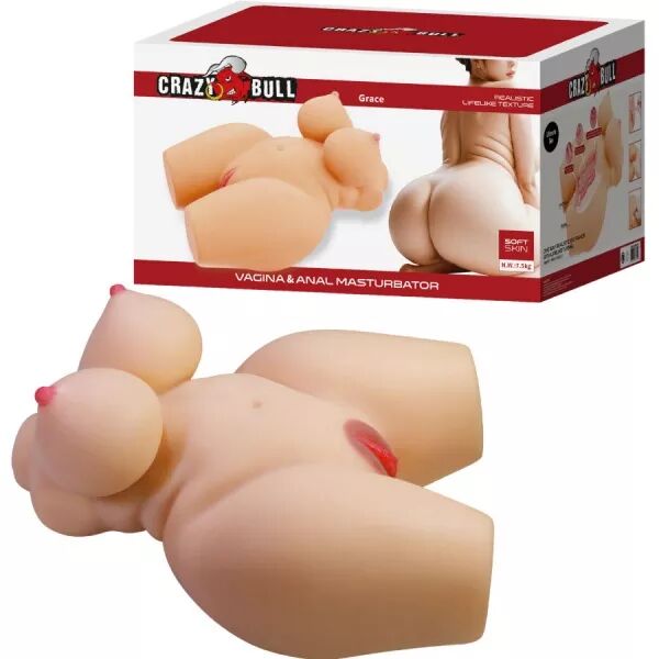 CRAZY BULL - GRACE TORSE F�MININ R�ALISTE VAGIN ET ANAL 7,5 KG