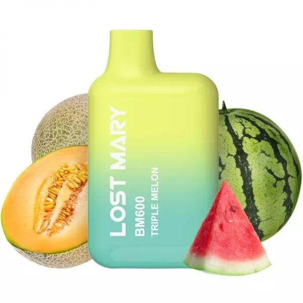 LOST MARY - BM600 VAPER NICOTINE 2% JETABLE TRIPLE MELON
