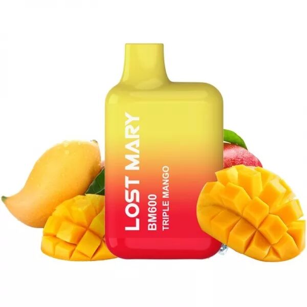 LOST MARY - BM600 VAPER NICOTINE 2% JETABLE TRIPLE MANGUE