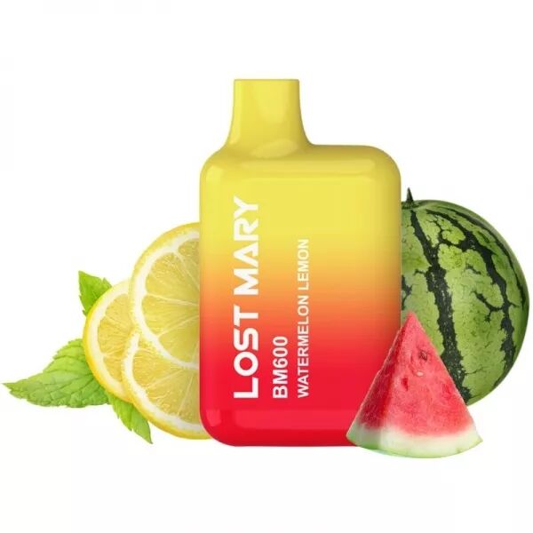 LOST MARY - BM600 VAPER NICOTINE 2% JETABLE PAST�QUE CITRON