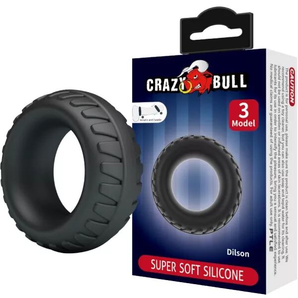 CRAZY BULL - BAGUE EN SILICONE DILSON MOD�LE 3