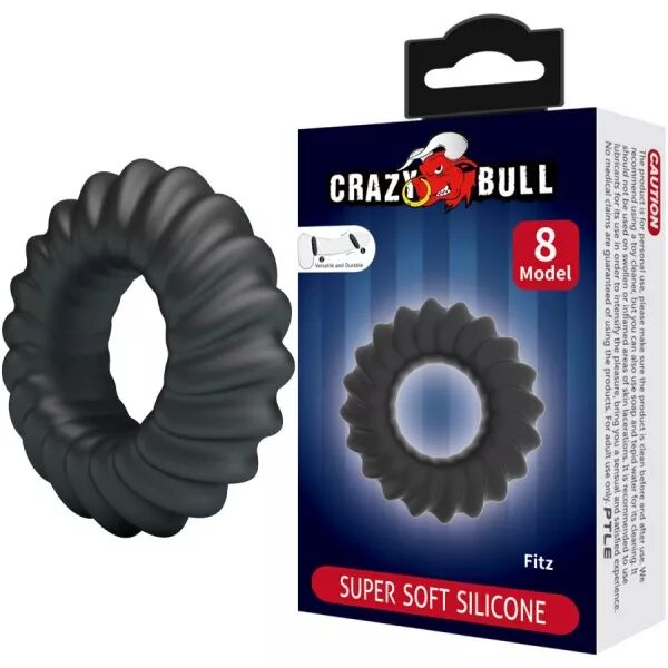 CRAZY BULL - BAGUE EN SILICONE FITZ MOD�LE 8