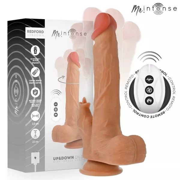 MR INTENSE - T�L�COMMANDE P�NIS R�ALISTE REDFORD 23 CM -O- 3,5 CM