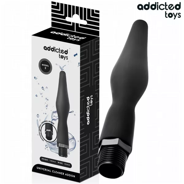 ADDICTED TOYS - NETTOYEUR ANAL AVEC ADAPTATEUR UNIVERSEL MOD�LE 2