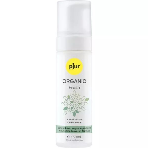 PJUR - MOUSSE RAFRA�CHISSANTE BIOLOGIQUE VEGAN SANS RIN�AGE 150 ML