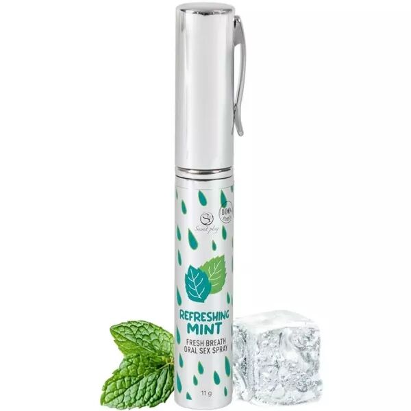 SECRETPLAY - SPRAY HYDRATANT MENTHE RAFRA�CHISSANT POUR LE SEXE ORAL