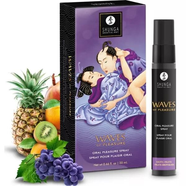 SHUNGA - WAVES PLAISIR SPRAY ORAL S�DUCTEUR FRUITS EXOTIQUES 20 ML