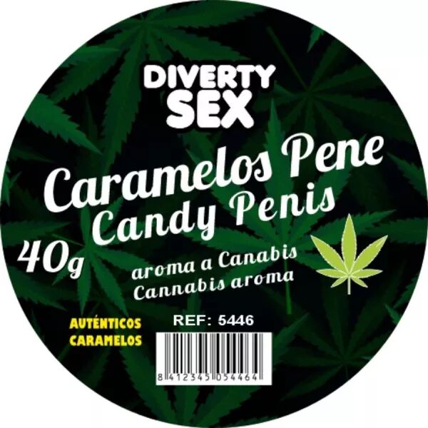 DIABLO GOLOSO - 20 BONBONS POUR P�NIS AR�ME CANNABIS