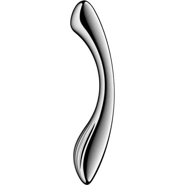 SATISFYER - PURE GRAVITY 1 GODEMICHET DOUBLE EXTR�MIT� EN ACIER INOXYDABLE