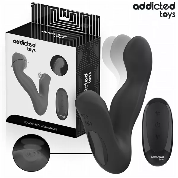 ADDICTED TOYS - MASSEUR DE PROSTATE OSCILLANT AVEC MODE PULSATION ET T�L�COMMANDE