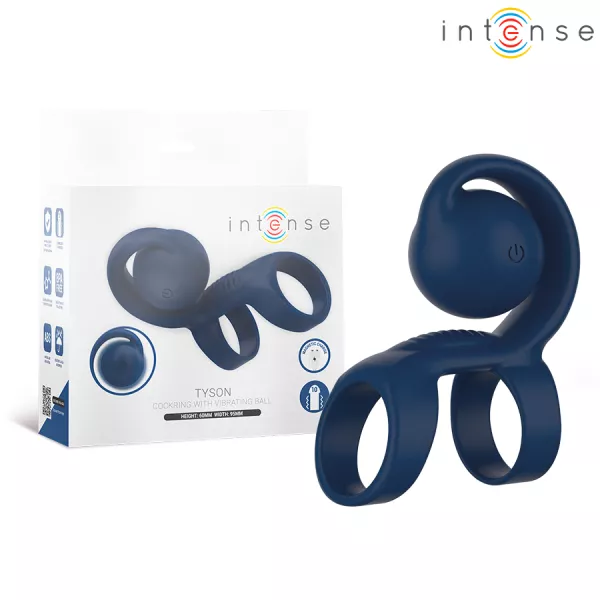 INTENSE - TYSON COCK RING AVEC BOULE VIBRANTE � 3,2 CM