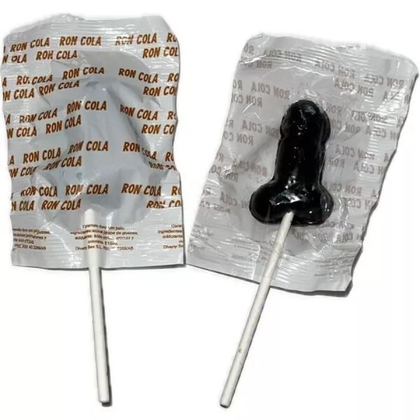 DIABLO GOLOSO - 1 SUCETTE P�NIS SAVEUR RON COLA 10% ALCOOL