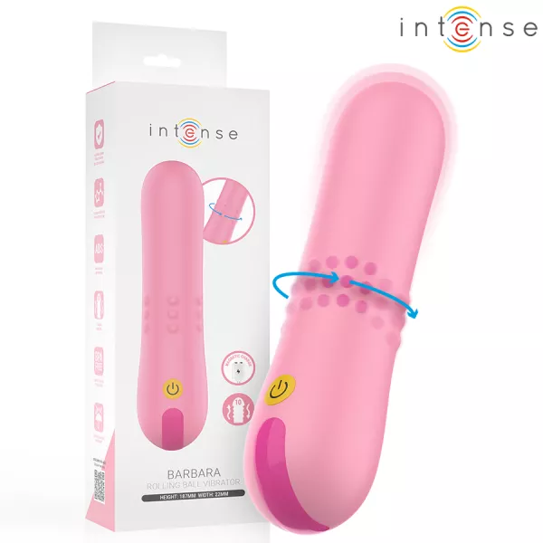 INTENSE - BARBARA VIBRATEUR � BILLE ROULANTE