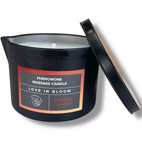 EYE OF LOVE - BLOOM BOUGIE DE MASSAGE SATIVA EARTHS DESIRE 150 ML