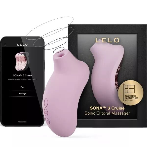 LELO - SONA 3 CRUISE MASSEUR CLITORAL SONIQUE ROSE P�LE