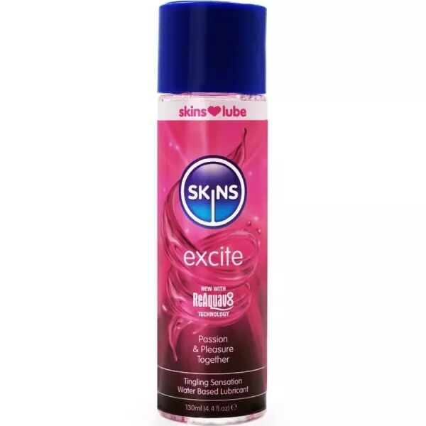 SKINS - EXCITE LUBRIFIANT � BASE D'EAU 130 ML