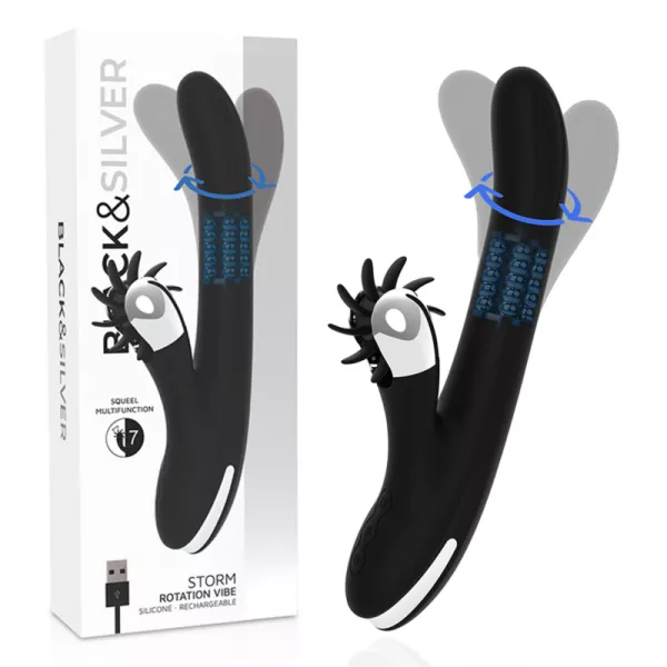 BLACK&SILVER - VIBE DE ROTATION DE TEMP�TE DE LAPIN