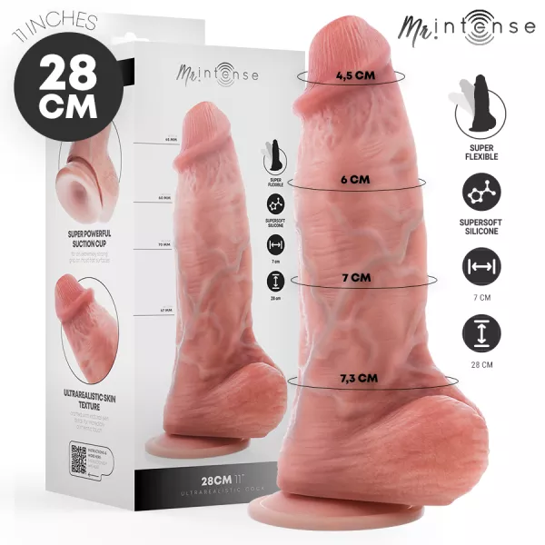 MR INTENSE - EXTRABIG SPENCER GODEMICHET EN SILICONE 28 CM -�- 7,3 CM