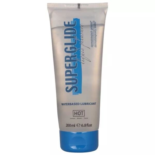 HOT - SUPERGLIDE LIQUID PLEASURE LUBRIFIANT � BASE D'EAU 200 ML