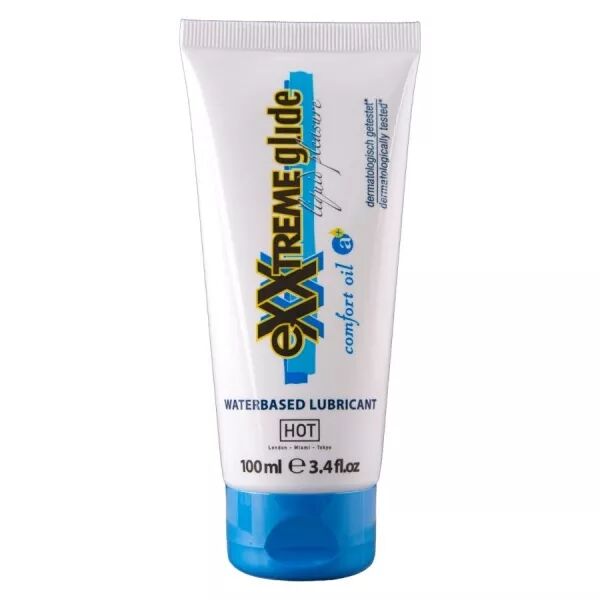 HOT - EXXTREME GLIDE LUBRIFIANT � BASE D'EAU + HUILE DE CONFORT A+ 100 ML