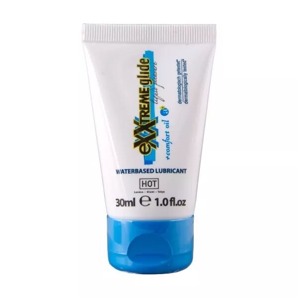 HOT - EXXTREME GLIDE LUBRIFIANT � BASE D'EAU + HUILE DE CONFORT A+ 30 ml