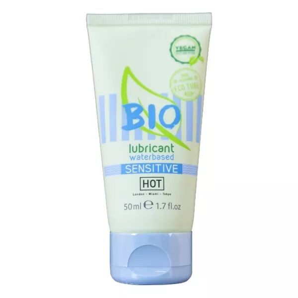 HOT - BIO LUBRIFIANT � BASE D'EAU SENSITIV 50 ML