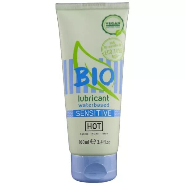 HOT - BIO LUBRIFIANT � BASE D'EAU SENSITIV 100 ML